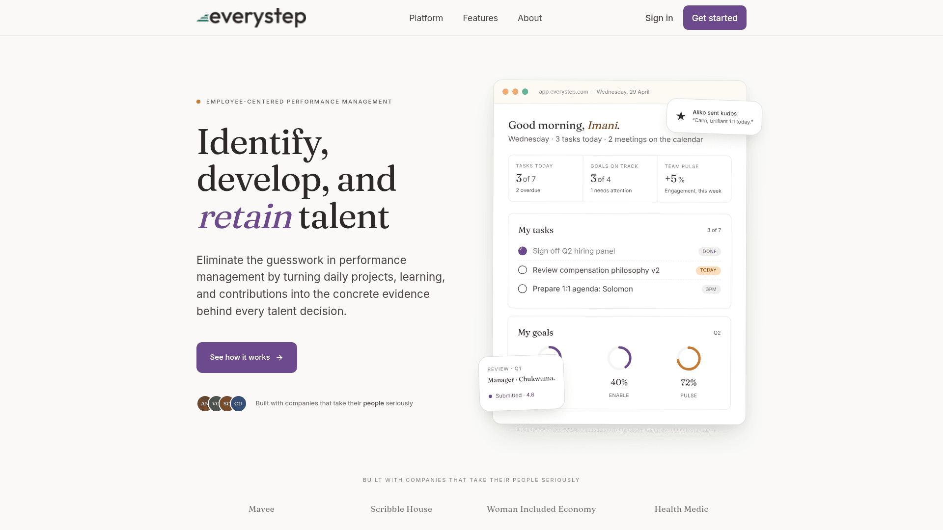 Everystep screenshot